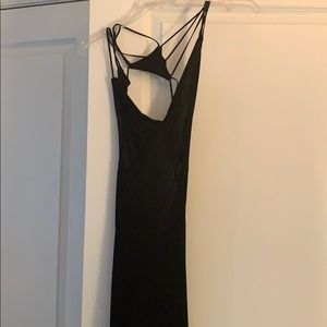 Maxi black dress
